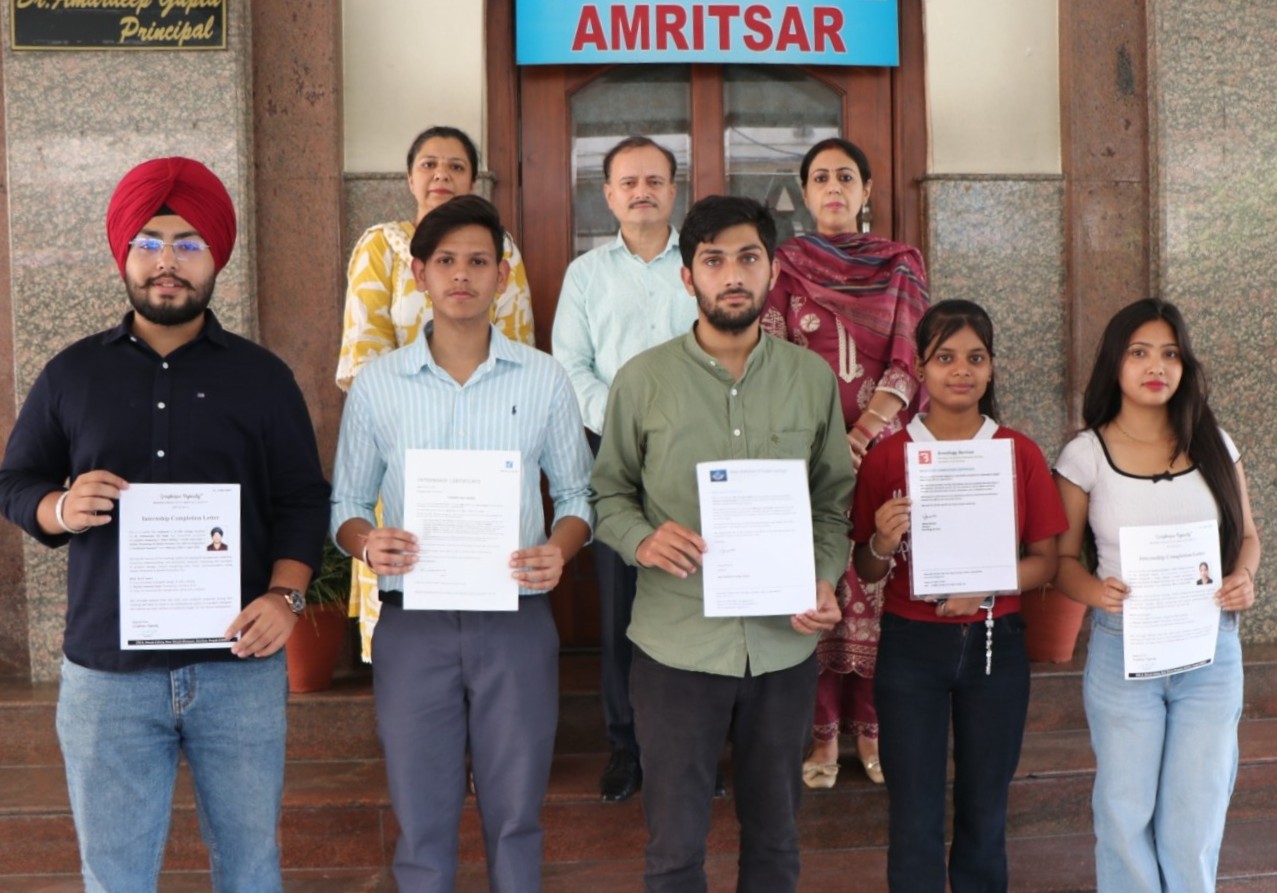 DAV College collaboration achievement